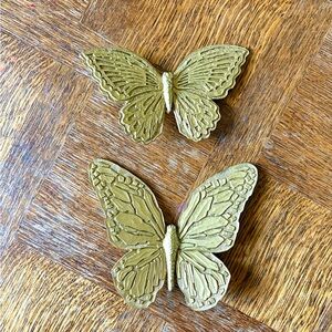 Vintage Homco Butterflies - Set of 2
